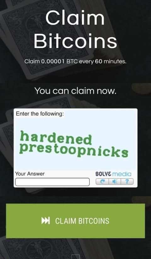 Free Bitcoins - Claim BTC for free скриншот 1