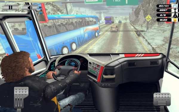 Highway Traffic Bus Racer: Extreme Bus Driving 7 تصوير الشاشة