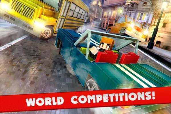 Blocky Car Driving Simulator स्क्रीनशॉट 11