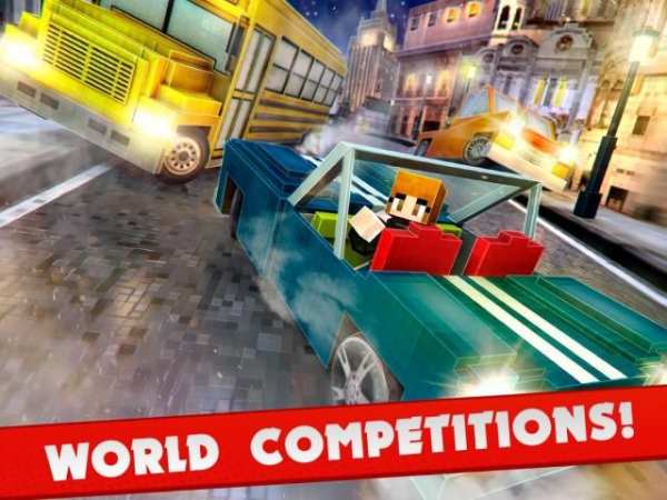 Blocky Car Driving Simulator स्क्रीनशॉट 7
