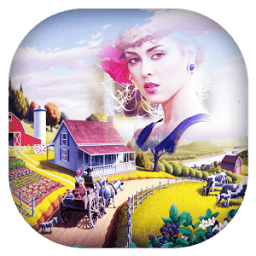 Village photo frame आइकन