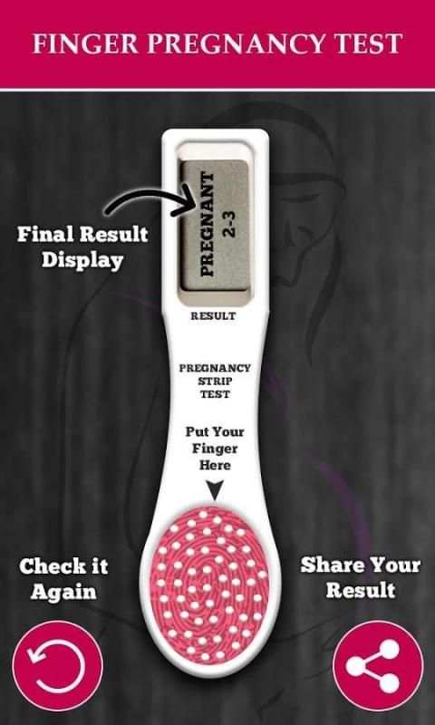 Finger Pregnancy Test Scanner Prank screenshot 1