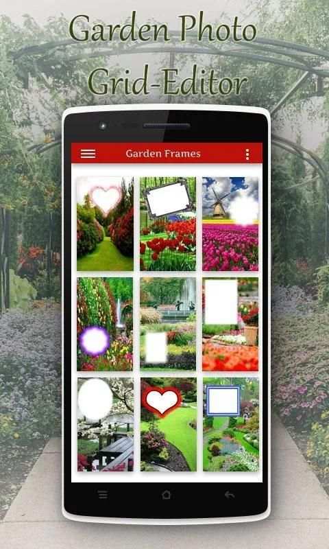 Garden Photo Grid- Editor скриншот 1