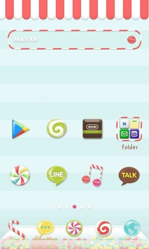 Loli-loli-lolipop dodol theme 4 تصوير الشاشة