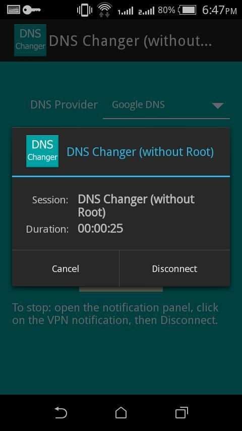 DNS Changer (without Root) स्क्रीनशॉट 2