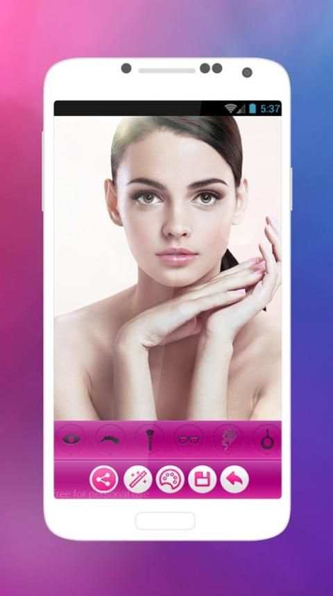 Youcam Face MakeUp - Perfect Beauty Camera скриншот 4