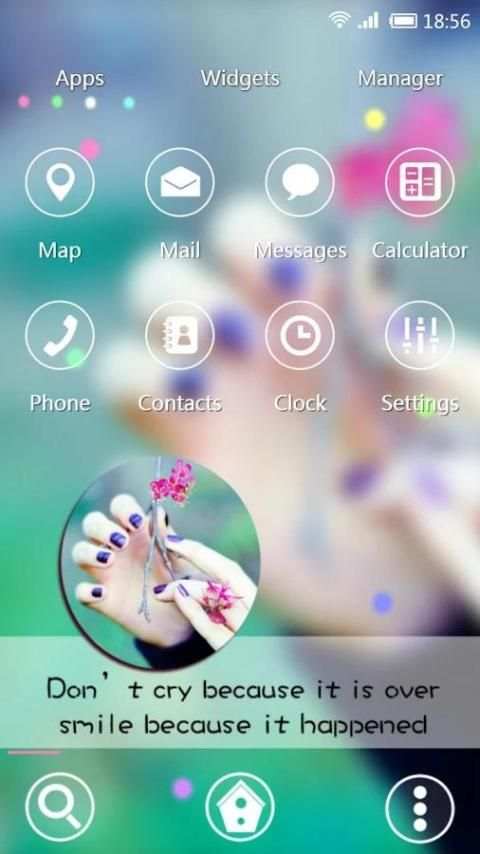Smile 91 Launcher Pro Theme स्क्रीनशॉट 1