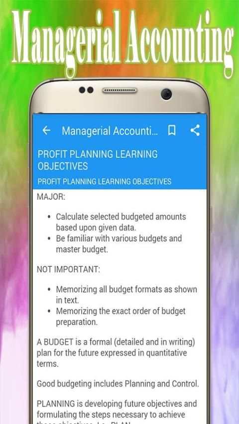 Managerial Accounting скриншот 3