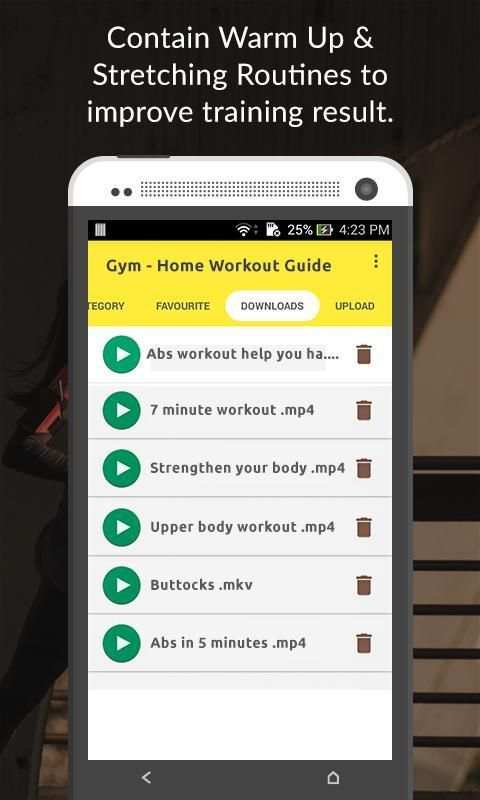 Gym - Home Workout Guide скриншот 1