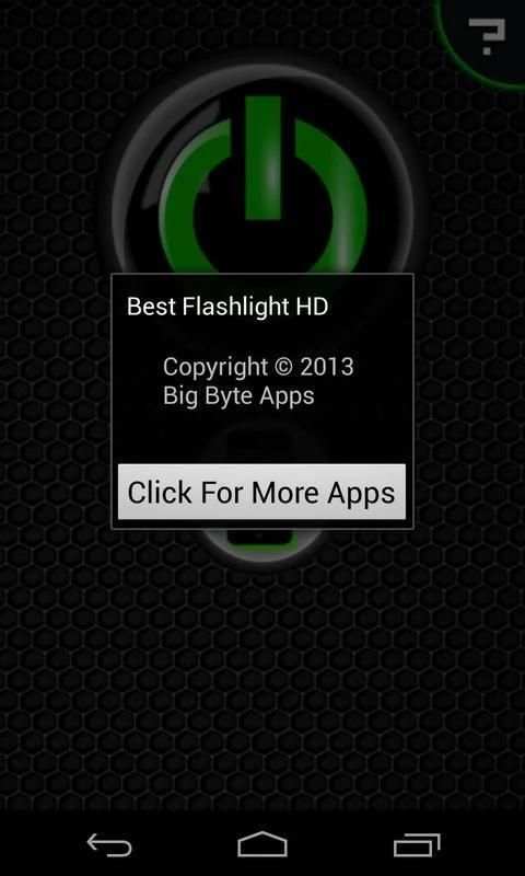 Best Flashlight HD screenshot 1