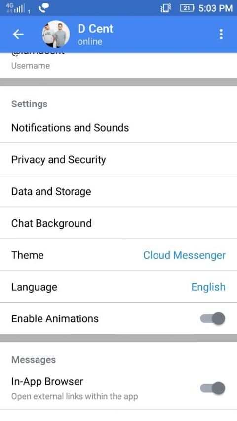 Cloud Messenger screenshot 1