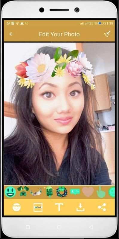 Snapshat filters screenshot 3