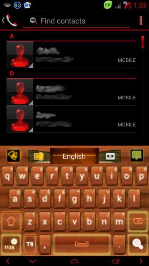 Wood Keyboard скриншот 8