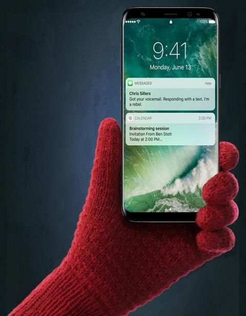 Lock Screen OS10 Phone7 + Notification скриншот 4