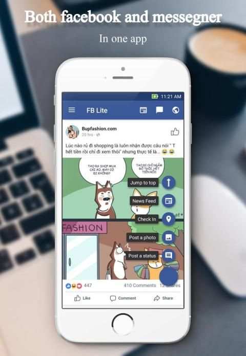 Lite for Facebook screenshot 2