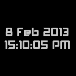 Digital Clock Wallpaper FREE आइकन