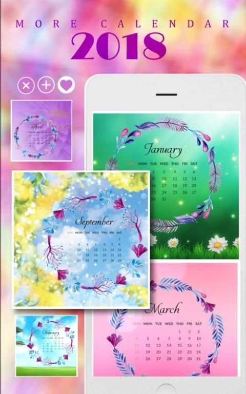 Printable Calendar 2018 screenshot 1