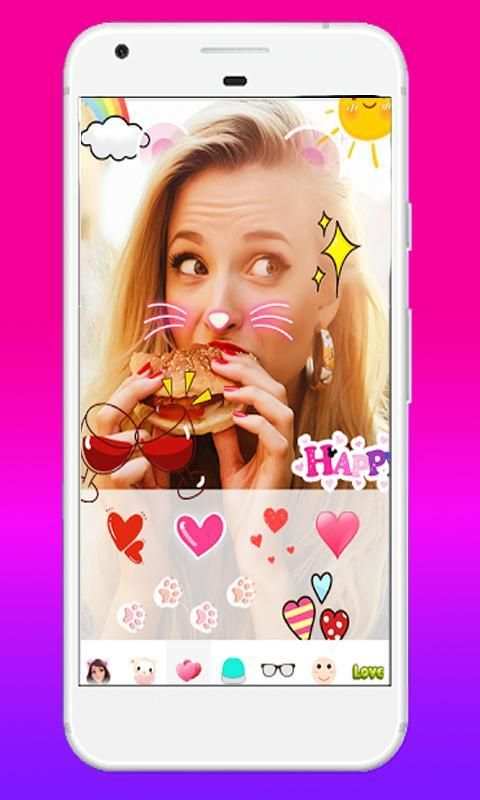 Filters for musically with face Camera скриншот 2