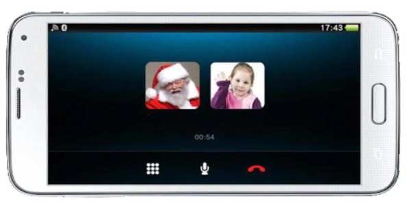 Video Call Santa Claus 2 تصوير الشاشة