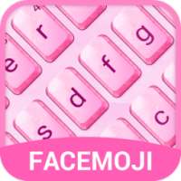 Crystal Pink Emoji Keyboard Theme for Hangouts