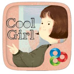 ikon Cool Girl Go Launcher Theme