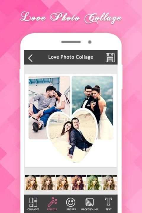 Love Collage - Photo Editor скриншот 4
