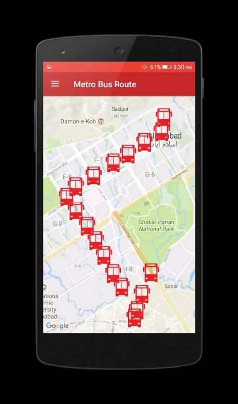 Pakistan Metro Bus Map and Stations Guide скриншот 3