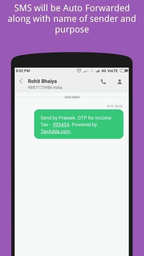 OTP Forwarder स्क्रीनशॉट 2