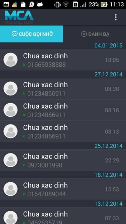 MCA screenshot 6