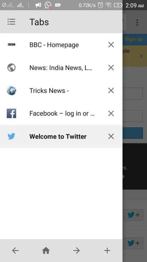 Handler Browser - Fast Browsing and Download speed स्क्रीनशॉट 2