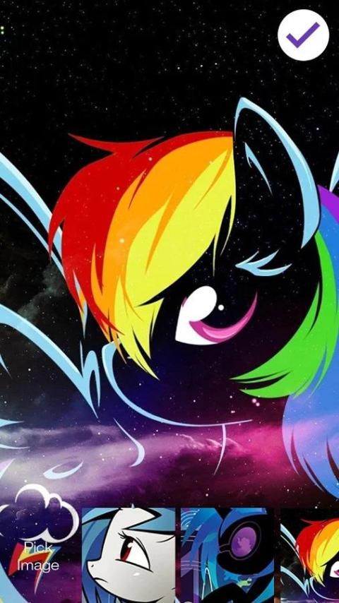 Pony Sketch PIN Screen Lock screenshot 1