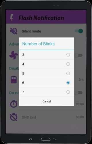 Notification Flashlight स्क्रीनशॉट 1
