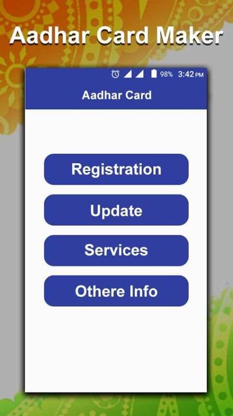 Fake Adhar Card Maker : Online Aadhar Card Update скриншот 5