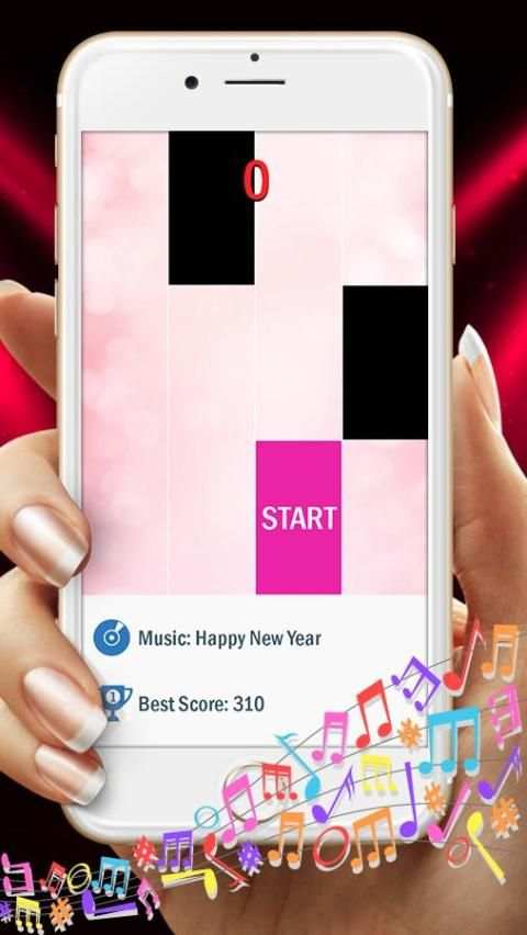 Pink Piano Tiles New screenshot 1