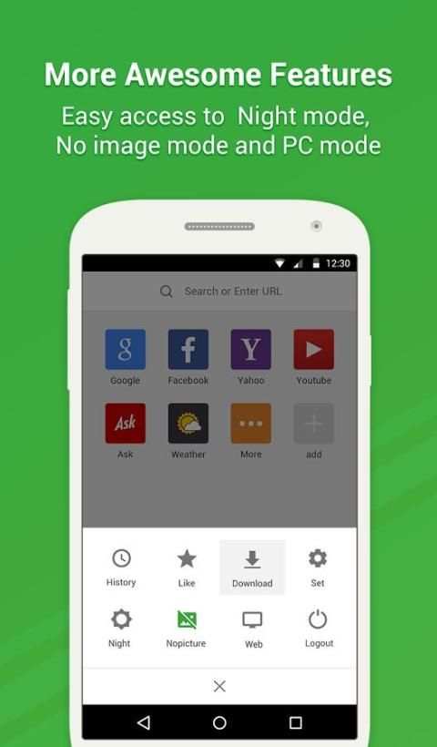 VC Browser - Download Faster screenshot 1
