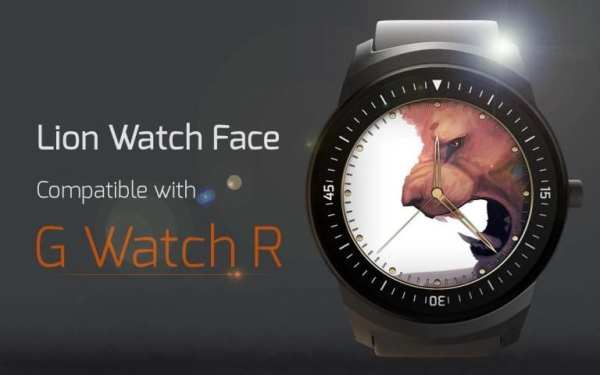 Lion Watch Face 3 تصوير الشاشة