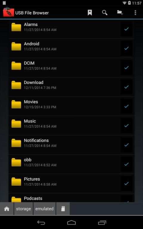 USB File Browser - Flash Drive 2 تصوير الشاشة