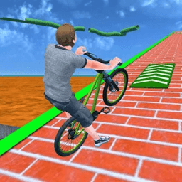 Bmx Cycle Rider Rooftop Freestyle Stunts Racing 3D иконка