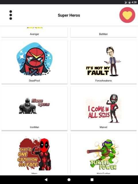 Super Hero Sticker screenshot 3
