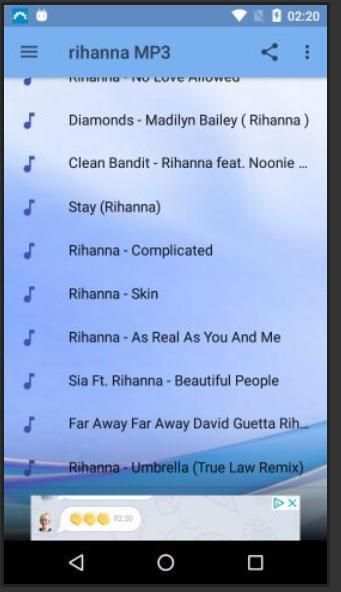 Rihanna MP3 скриншот 1