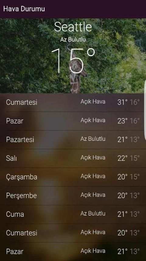 Hava Durumu screenshot 5
