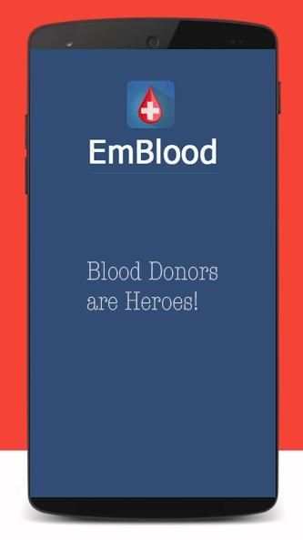 EmBlood - Life Saving App screenshot 1