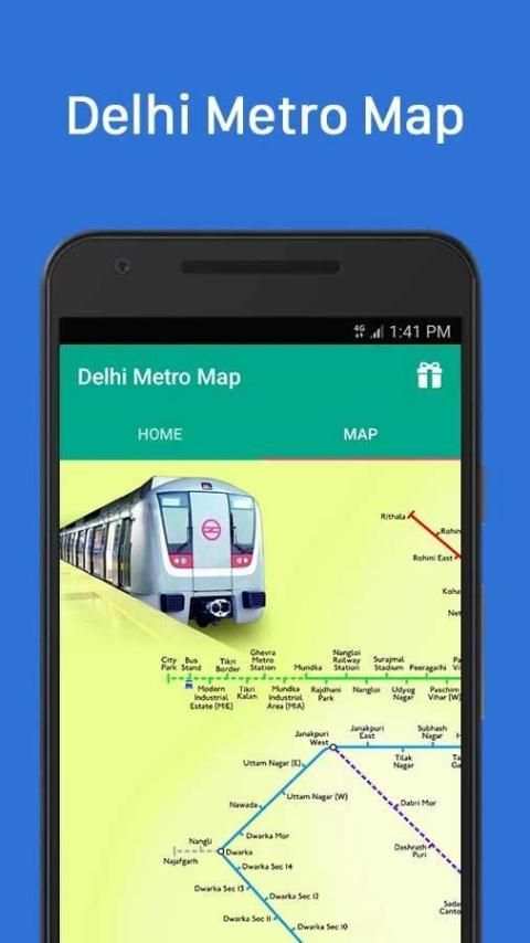 Delhi Metro Map screenshot 3