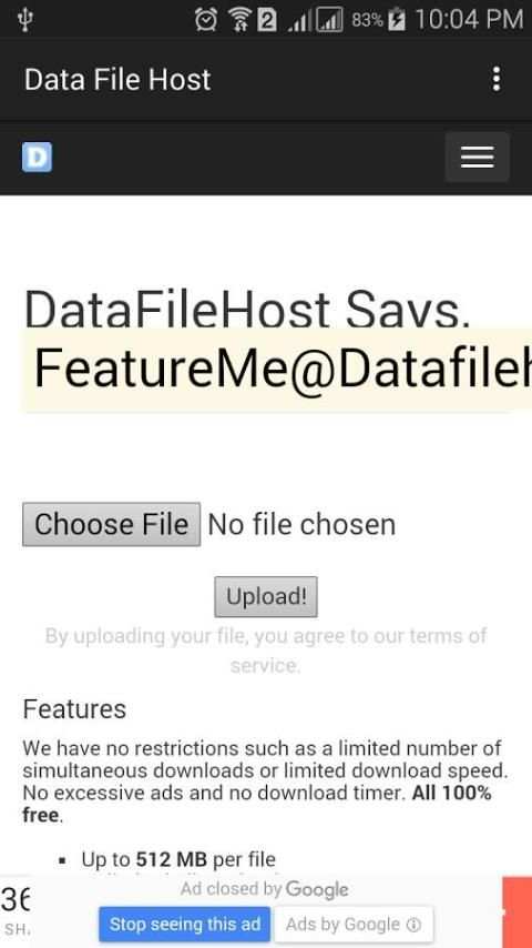 Data File Host screenshot 3