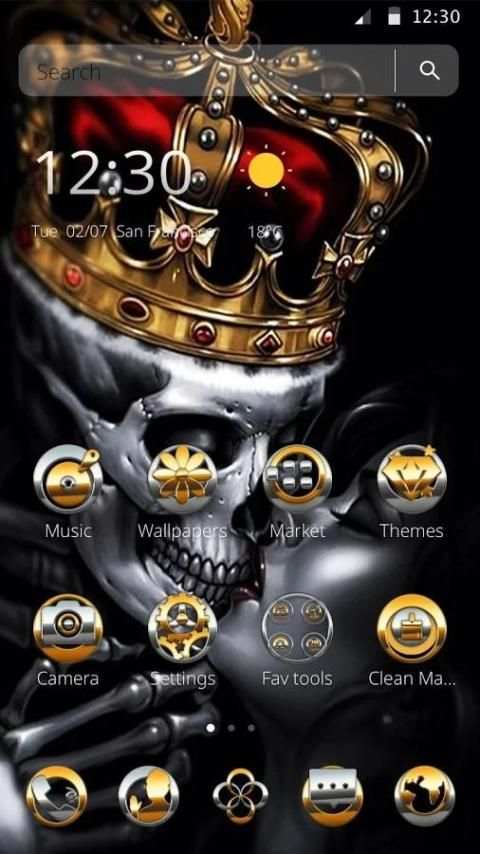 King n Queen gold Silver Theme скриншот 8