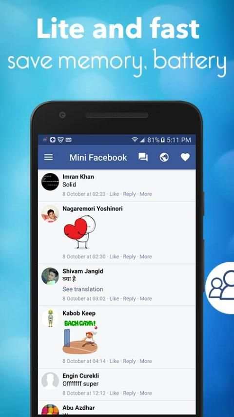 Lite for Facebook - fast messenger screenshot 5