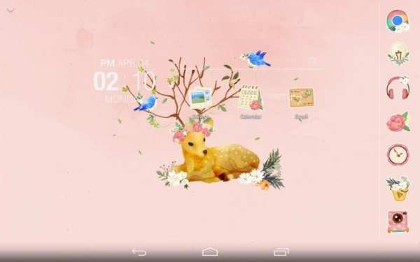 Dear Flower deer Atom Theme screenshot 2