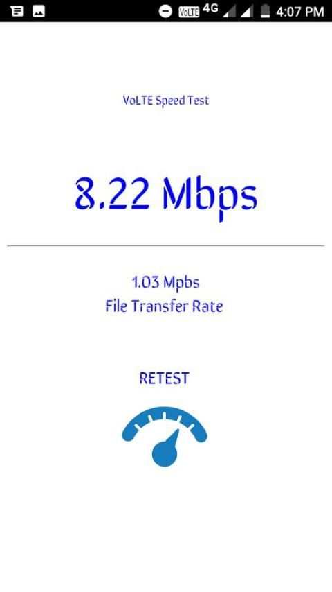 VoLTE Speed Test screenshot 4