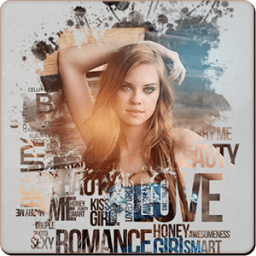 ikon Typography Photo Artist Effects