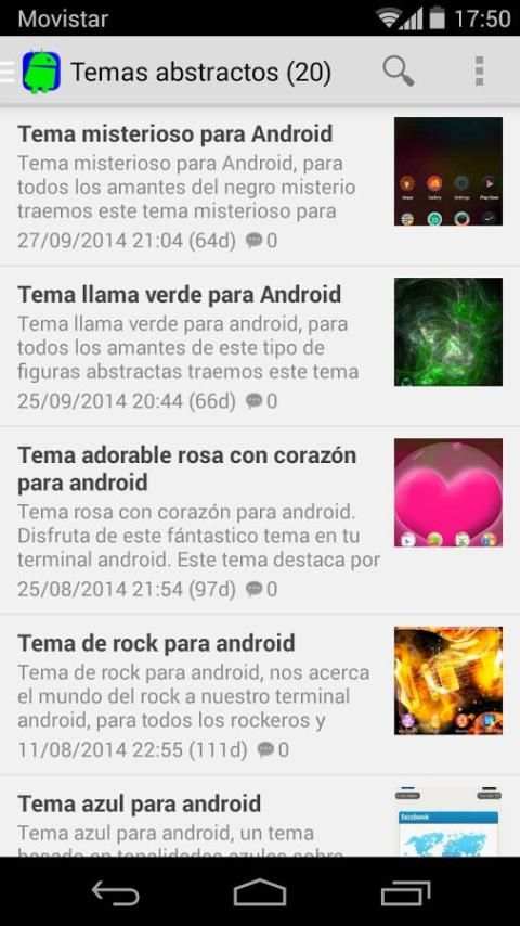 Temas para Android स्क्रीनशॉट 4